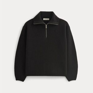 Everlane Wool Quarter-Zip Sweater